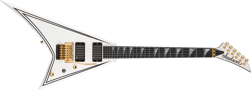 Jackson MJ Series Rhoads RR24MG - White with Black Pinstripes