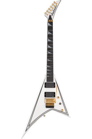 Jackson MJ Series Rhoads RR24MG - White with Black Pinstripes