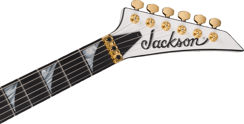Jackson MJ Series Rhoads RR24MG - White with Black Pinstripes