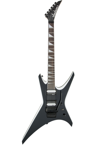 Used Jackson JS32 Warrior - Black with White Bevels