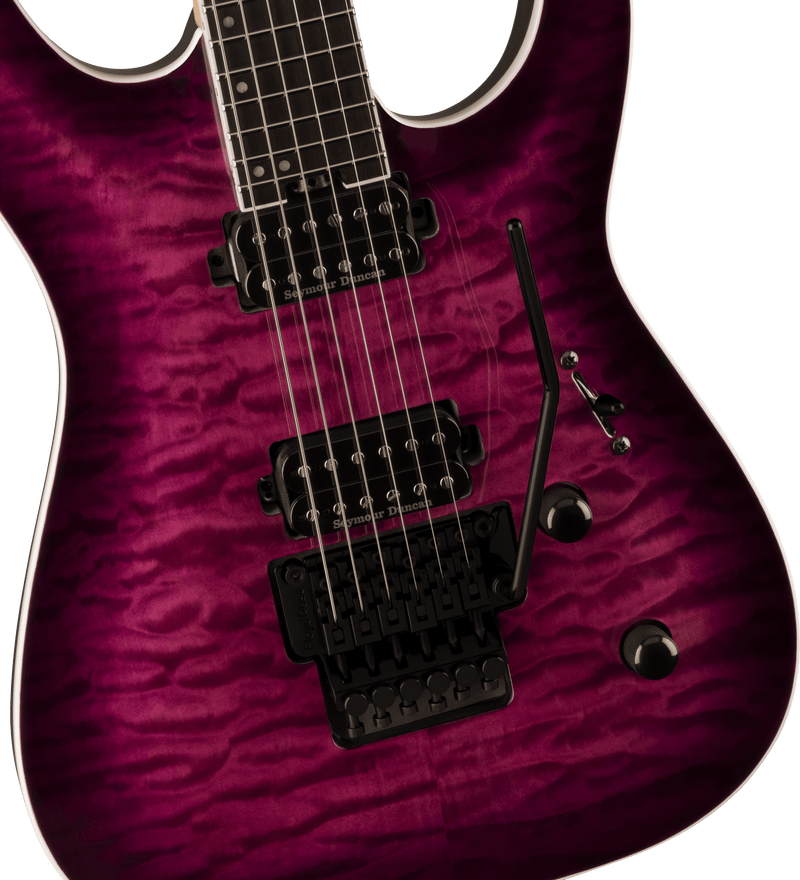 Jackson Pro Plus Series DKAQ Dinky - Transparent Purple Burst