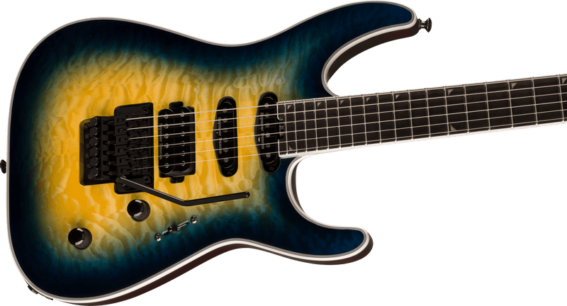 Jackson Pro Plus Series Soloist SLA3Q - Amber Blue Burst