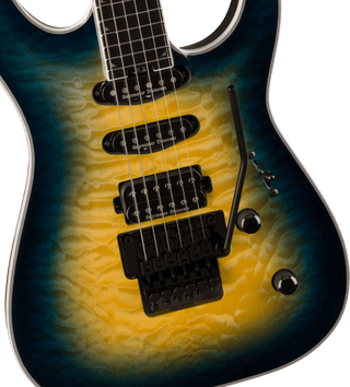 Jackson Pro Plus Series Soloist SLA3Q - Amber Blue Burst - Used