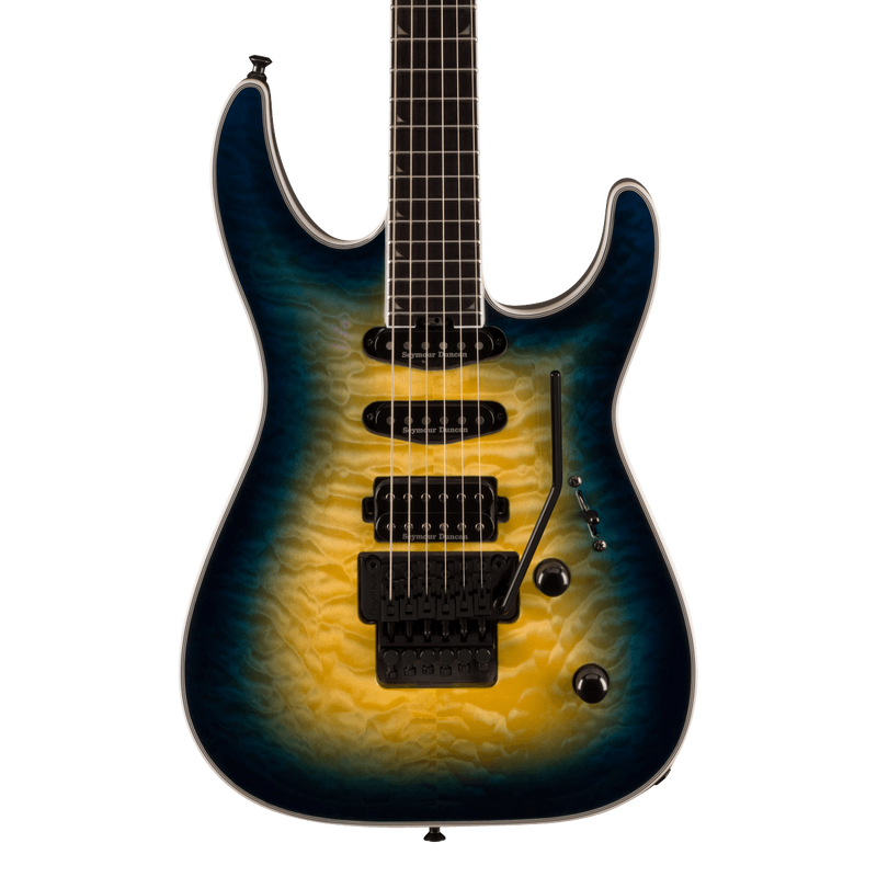 Jackson Pro Plus Series Soloist SLA3Q - Amber Blue Burst