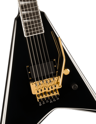 Jackson Concept Series Limited Edition Rhoads RR24 FR H - Black with White Pinstripes