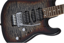 Charvel MJ San Dimas Style 1 HSH FR PF QM - Pau Ferro Fingerboard - Midnight Glow