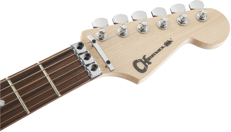 Charvel MJ San Dimas Style 1 HSH FR PF QM - Pau Ferro Fingerboard - Midnight Glow
