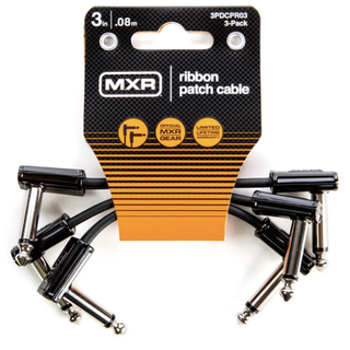 MXR 3 Inch Ribbon Patch Cable - 3pk