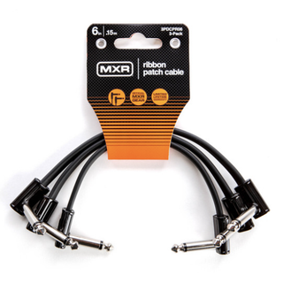 MXR 6 Inch Ribbon Patch Cable - 3pk