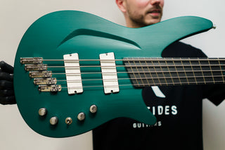 Aristides S/B5R 5 String Bass - Emerald Green