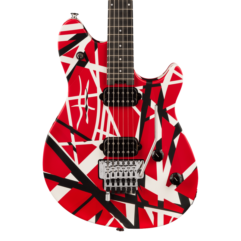 EVH Wolfgang Special Striped Series - Red, Black, and White - PREORDER