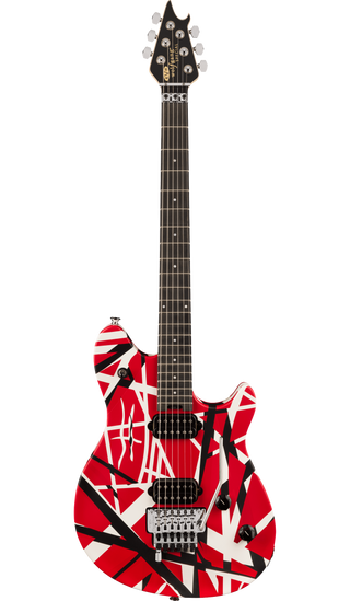 EVH Wolfgang Special Striped Series - Red, Black, and White