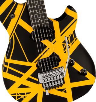 EVH Wolfgang Special Striped Series - Black and Yellow