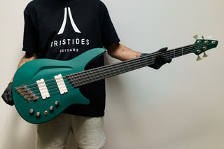 Aristides S/B5R 5 String Bass - Emerald Green