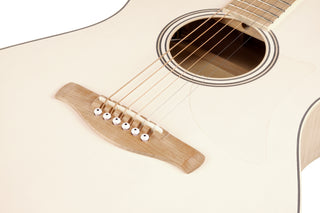 Ibanez AAM370E Advanced Auditorium Acoustic-Electric Guitar - Open Pore Antique White