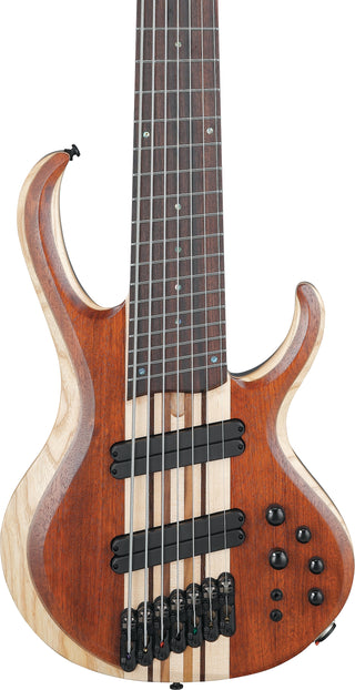 Ibanez Bass Workshop BTB7MS 7-String Multiscale Electric Bass - Natural Mocha Low Gloss