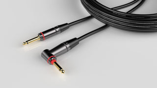 Gator Headliner Series Straight to Right Angle Quiet Instrument Cable - 10 Feet