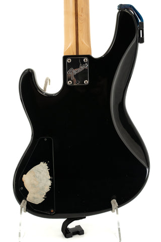 Used Fender Jazz Bass Plus V 1990-1994 - Black - Made in USA with Hardshell Case - Owned and Gigged with by Justin Beck of Glassjaw