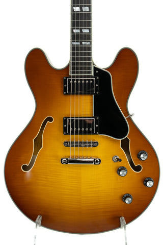 Eastman T486 Thinline Semi-Hollowbody Electric Guitar - Goldburst