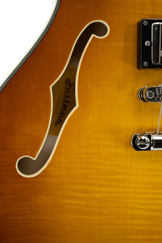 Eastman T486 Thinline Semi-Hollowbody Electric Guitar - Goldburst