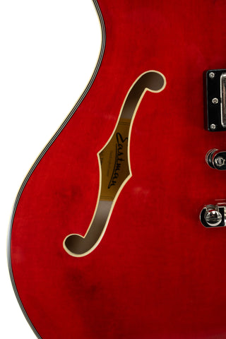 Eastman T486 Thinline Semi-Hollowbody Electric Guitar - Red