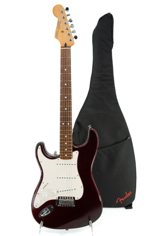 Used Fender Standard Stratocaster Left Handed 2003 - Midnight Wine