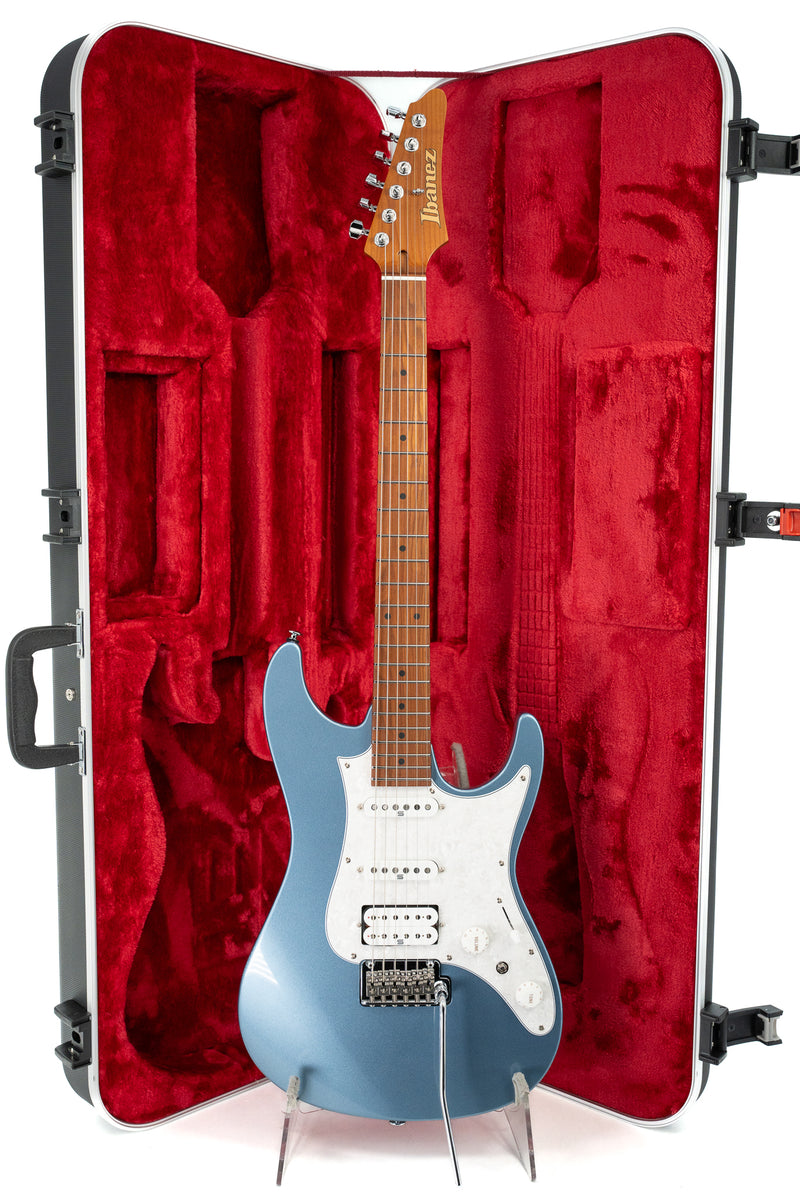 Used Ibanez AZ2204 Prestige 6-String Electric Guitar with Case - Ice Blue Metallic - Ser. 210002F2331587