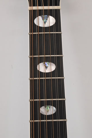 Used Takamine TSP158C-12 SBL See Thru Black Gloss 12-String Acoustic Electric w/ Case
