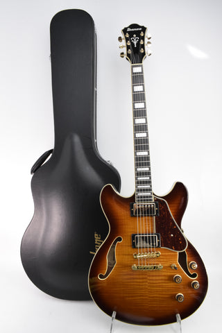 Used Ibanez AS93FM Artcore Expressionist - Violin Sunburst with Hardshell Case