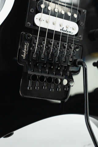Used Jackson JS32 Warrior - Black with White Bevels - Ser. CWJ2214139