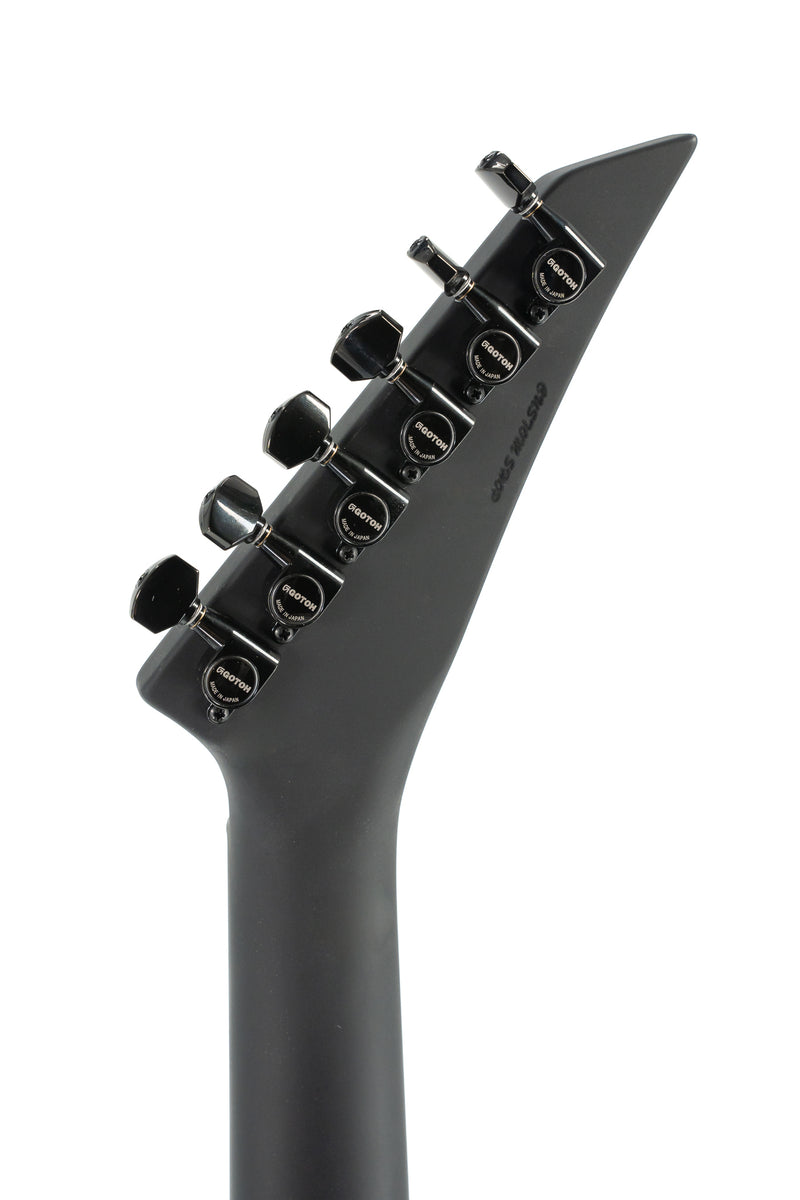 Jackson Custom Shop SL1H Soloist - Satin Black - TOM Bridge