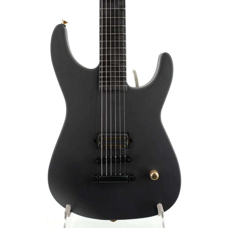 Jackson Custom Shop SL1H Soloist - Satin Black - TOM Bridge