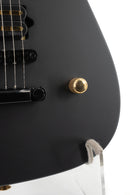 Jackson Custom Shop SL1H Soloist - Satin Black - TOM Bridge
