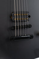 Jackson Custom Shop SL1H Soloist - Satin Black - TOM Bridge