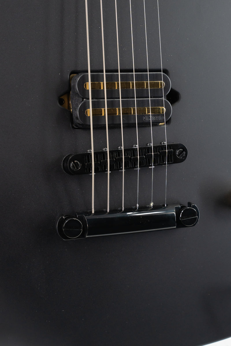 Jackson Custom Shop SL1H Soloist - Satin Black - TOM Bridge