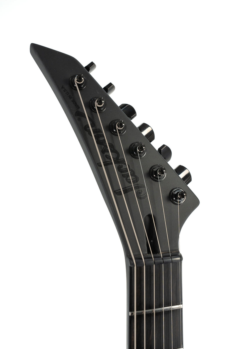 Jackson Custom Shop SL1H Soloist - Satin Black - TOM Bridge