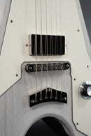 Dunable Asteroid - Black Limba Body - Transparent White Burst