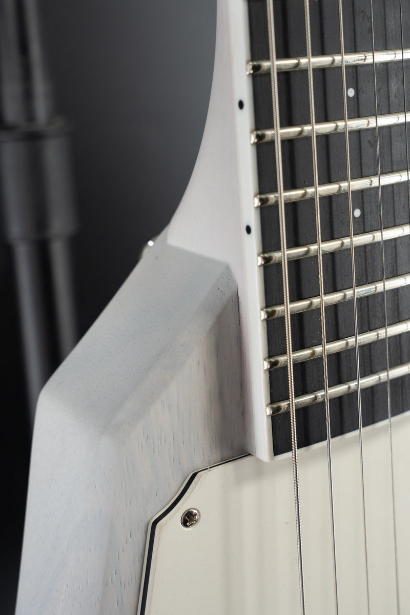 Dunable Asteroid - Black Limba Body - Transparent White Burst
