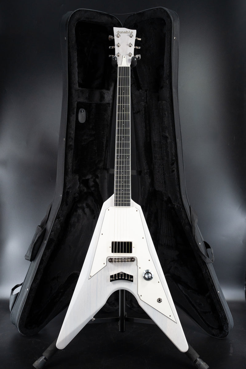 Dunable Asteroid - Black Limba Body - Transparent White Burst