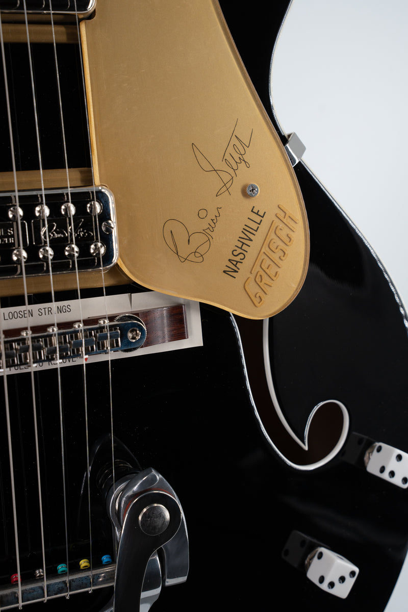 Gretsch G6120T Brian Setzer Signature Nashville - Black Lacquer - Ser. JT22041423