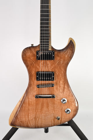 Used Dunable USA R2 Special Stash Black Limba Body and Burl Maple Top