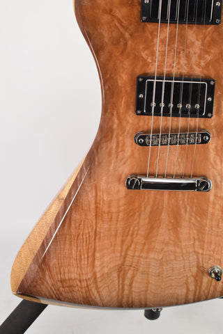 Used Dunable USA R2 Special Stash Black Limba Body and Burl Maple Top