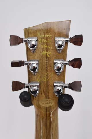 Used Dunable USA R2 Special Stash Black Limba Body and Burl Maple Top