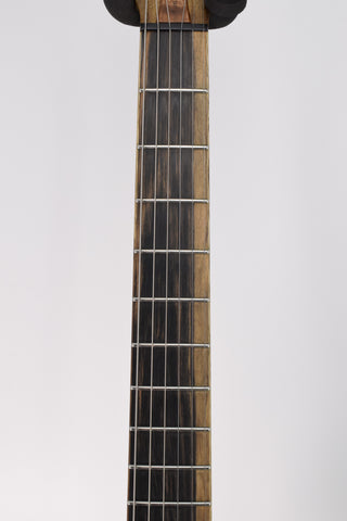 Used Dunable USA R2 Special Stash Black Limba Body and Burl Maple Top