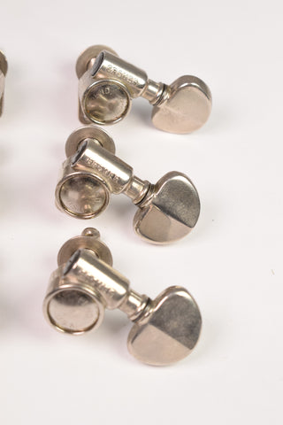 Vintage Grover Pat Pend USA Milk Bottle Rotomatic Tuners - Nickel