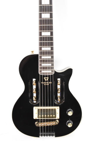 Used Traveler EG-1 Custom Travel Guitar - Gloss Black