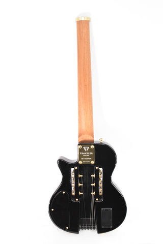 Used Traveler EG-1 Custom Travel Guitar - Gloss Black