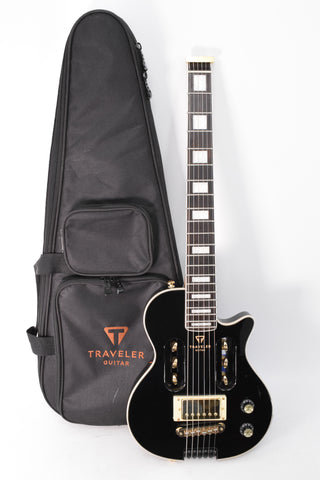 Used Traveler EG-1 Custom Travel Guitar - Gloss Black