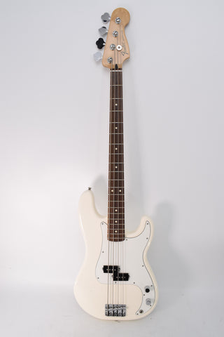 Used Fender Mexican Standard Precision Bass - Arctic White with Rosewood Fingerboard 2016
