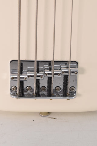 Used Fender Mexican Standard Precision Bass - Arctic White with Rosewood Fingerboard 2016